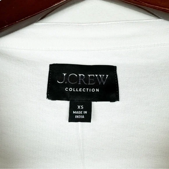 J. Crew Limited-Edition Embellished Top Floral Appliques White Size XS NWT - Picture 6 of 7